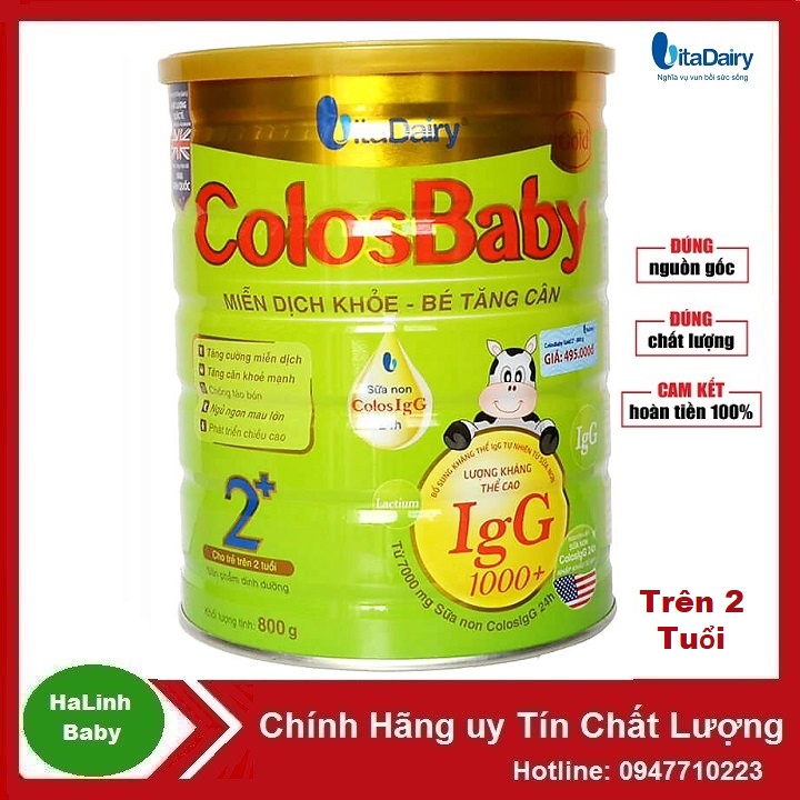 Sữa non ColosBaby Gold 2 800g (trẻ từ 2 tuổi trở lên)