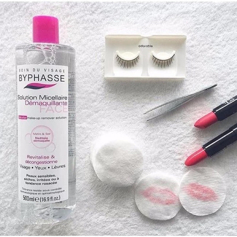 Nước tẩy trang BYPHASE Micellar Water Tây Ban Nha Làm Sạch Sâu Phù Hợp Với Mọi Loại (Mẫu mới -500ml)