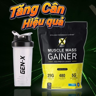 [TẶNG BÌNH] COMBO 2 túi - Sữa Tăng Cân và Cơ Nạc Mass Gainer Gen-X túi 750g