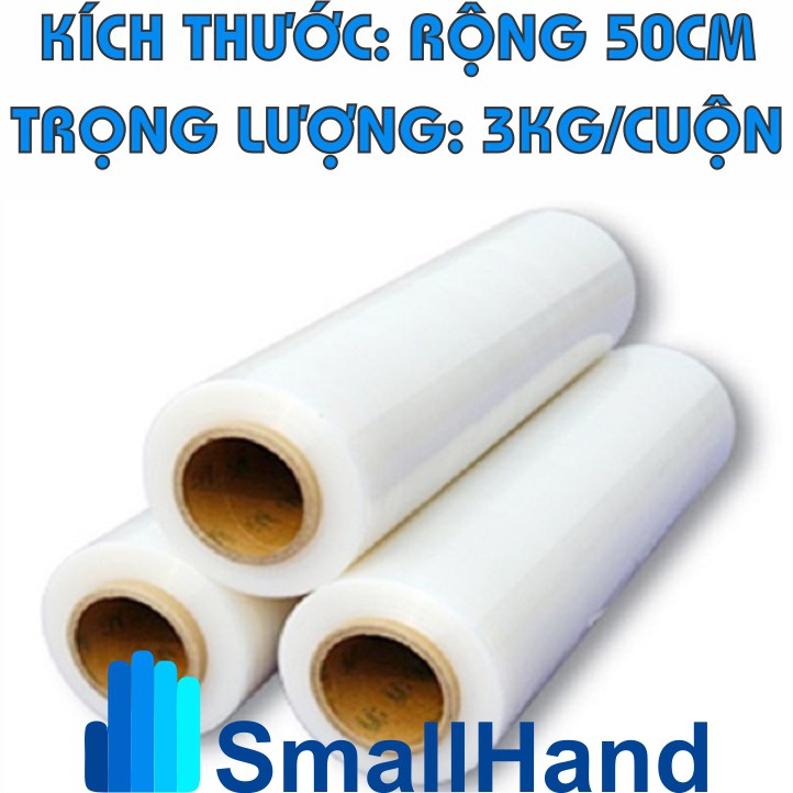 Màng chít PE trọng lượng 4kg/3kg/2kg/1kg x chiều rộng 50cm/25cm/17cm/10cm –  Cuốn bọc hàng hoá, pallet