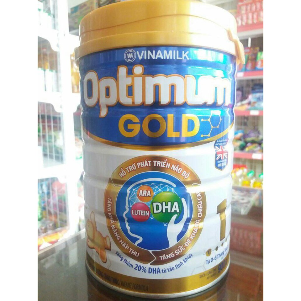 Sữa OPTIMUM GOLD 1-900G cho trẻ 0-6 tháng (date 2021)