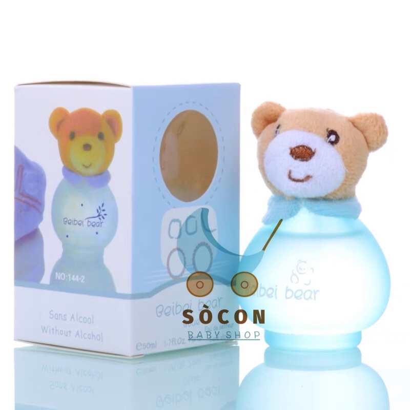 Nước Hoa Em Bé Gấu Beibei Bear 50ml / Nước Hoa Trẻ Em