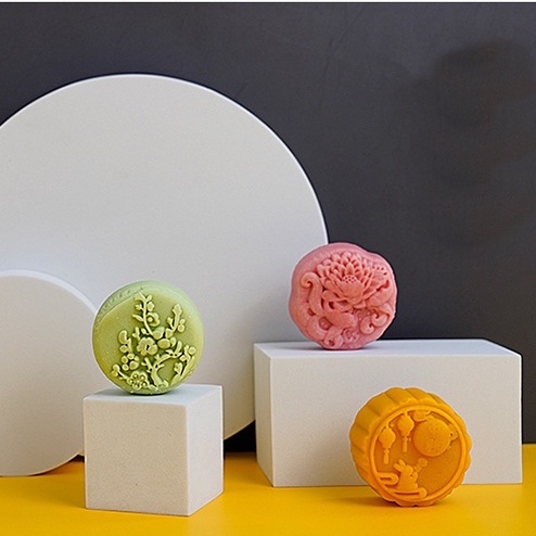 Khối Hình Học Chụp Ảnh Sản Phẩm Bằng Xốp Màu Trắng/ Cam, Phụ Kiện Đạo cụ Trang Trí Chụp Hình - HoHi Decor