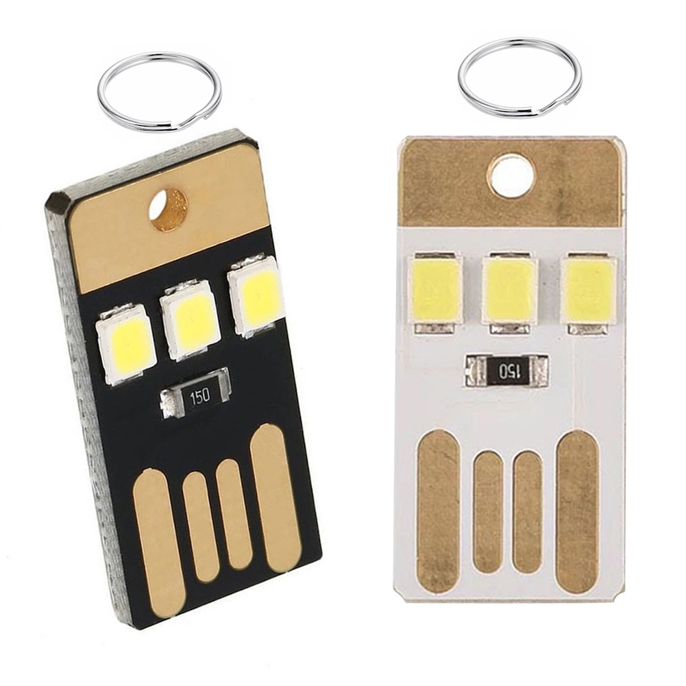 1/5 Đèn Pin LED Mini 0.2W 5V Siêu Mỏng Bỏ Túi Tiện Lợi