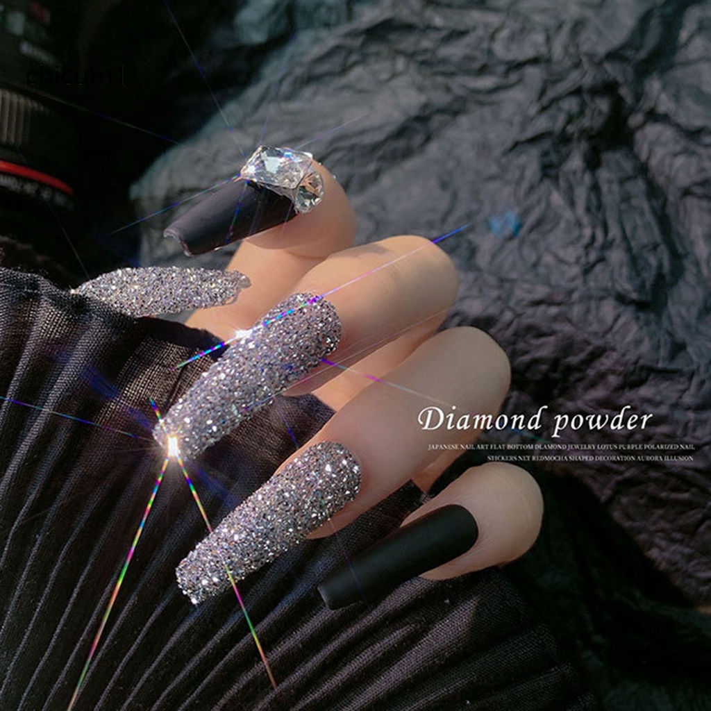 [Hàng mới về] Phấn trang trí móng tay màu trơn lâu trôi phong cách mùa thu thời thượng