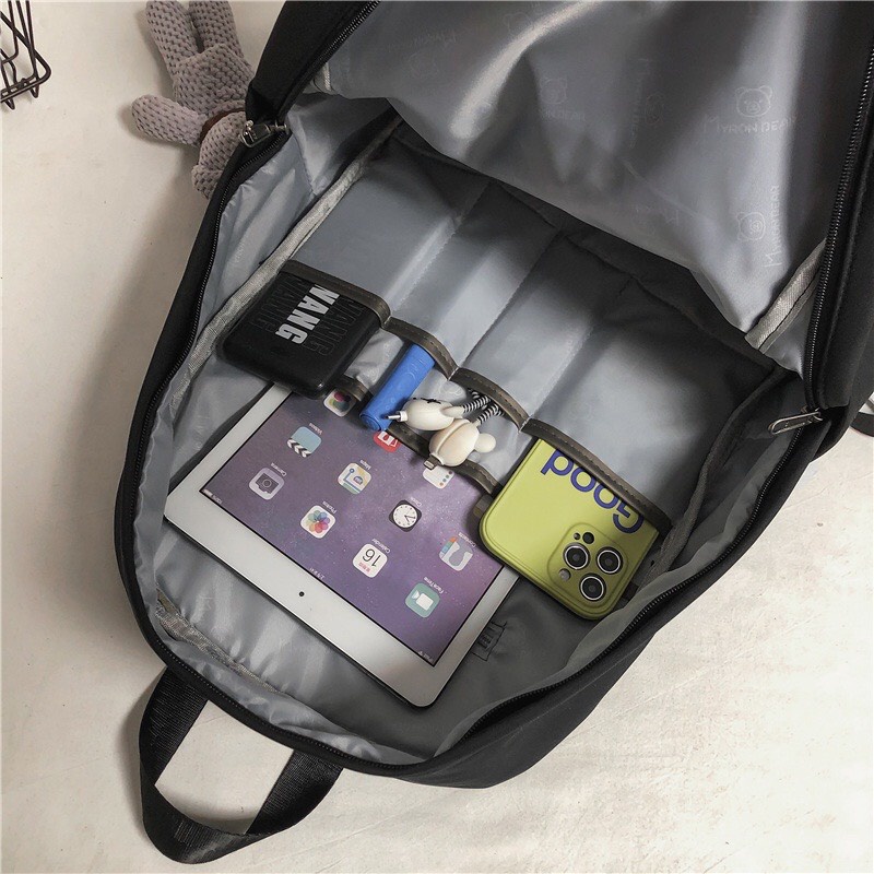 Balo ulzzang nữ đi học phong cách Hàn Quốc giá rẻ chống nước thời trang cao cấp TN296 Delistore