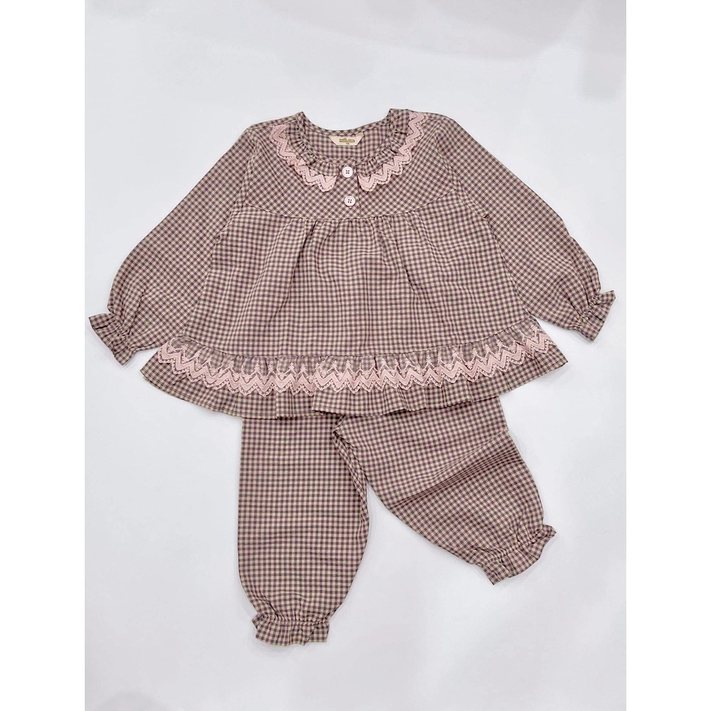 Bộ Pijama dài tay MILAM mặc nhà mặc đi ngủ dành cho bé