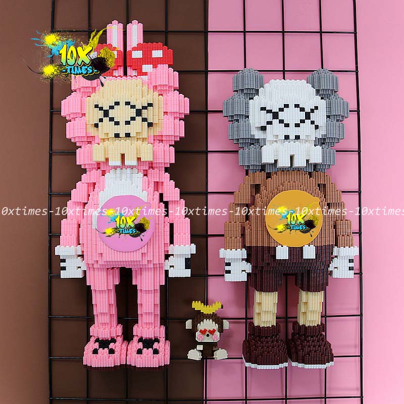 Đồ chơi lắp ráp 3d mô hình lắp ráp Kawss siêu to 48cm quà tặng sinh nhật bạn gái, bạn trai 10xtimes, đồ decor