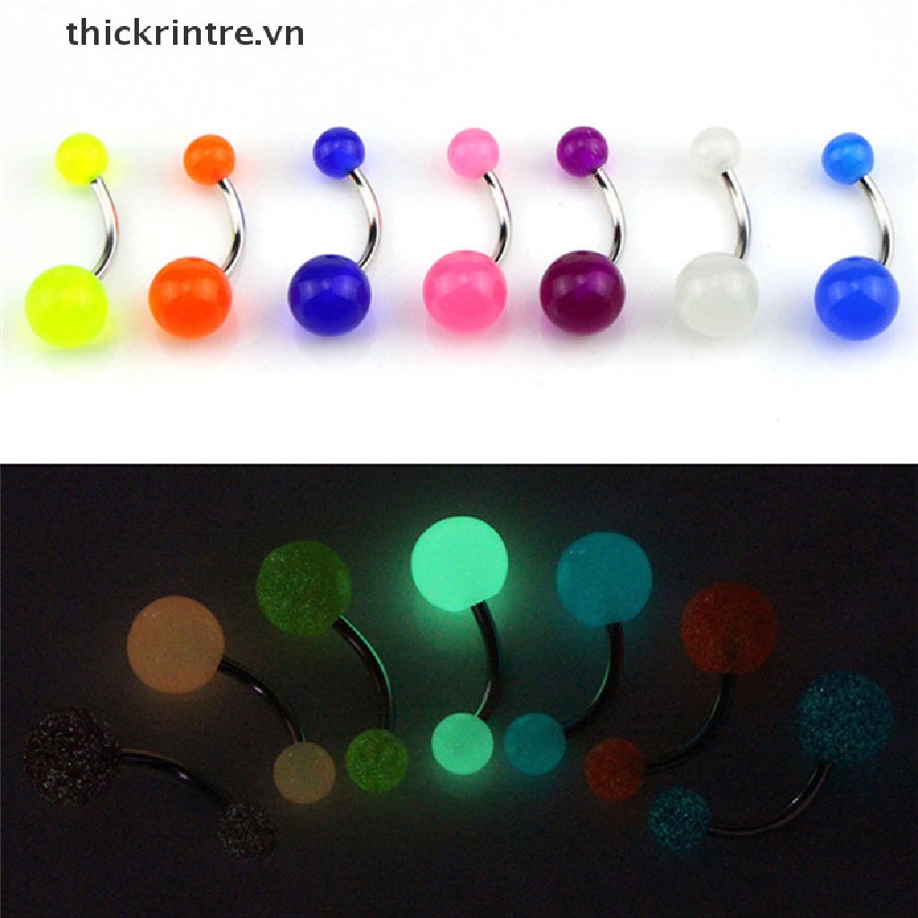 Set 7 Khuyên Rốn Dạ Quang Cá Tính Độc Đáo