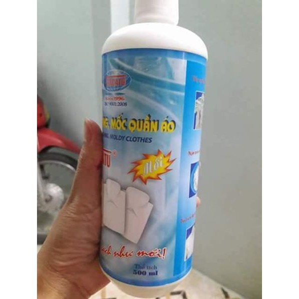 Nước tẩy quần áo tracatu 500ml