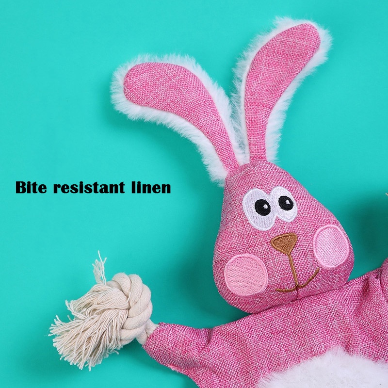 Đồ Chơi Dây Thừng Cotton Phát Ra Âm Thanh Cho Thú Cưng Gặm