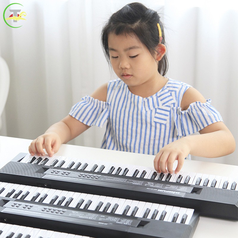 Đàn Piano Điện Tử 54 Phím Mini Tg Kèm Micro Mini Cho Người Mới Bắt Đầu