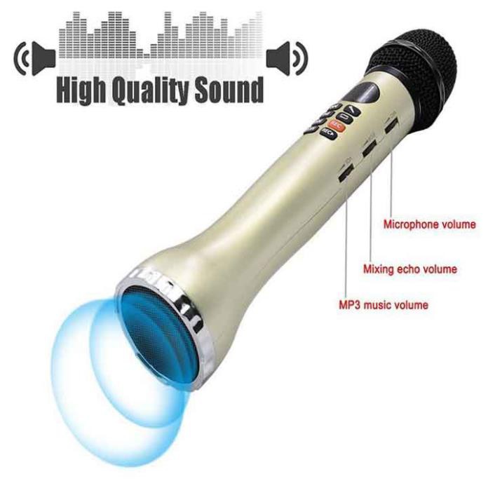 Mic Karaoke Bluetooth L598 Bảo Hành 1 Đổi 1, Âm Thanh To Rõ