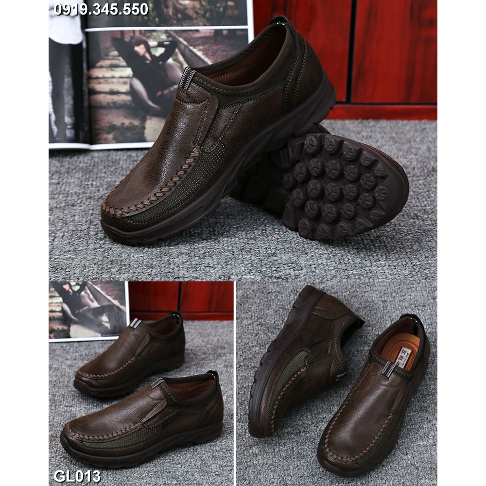 Giày mọi xỏ, giày lười big size cỡ lớn EU:45-46 cho nam chân to | BigBuy360 - bigbuy360.vn