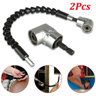 2x Right 105 Máy khoan góc Linh hoạt Bộ mũi trục mở rộng Giá đỡ tuốc nơ vít