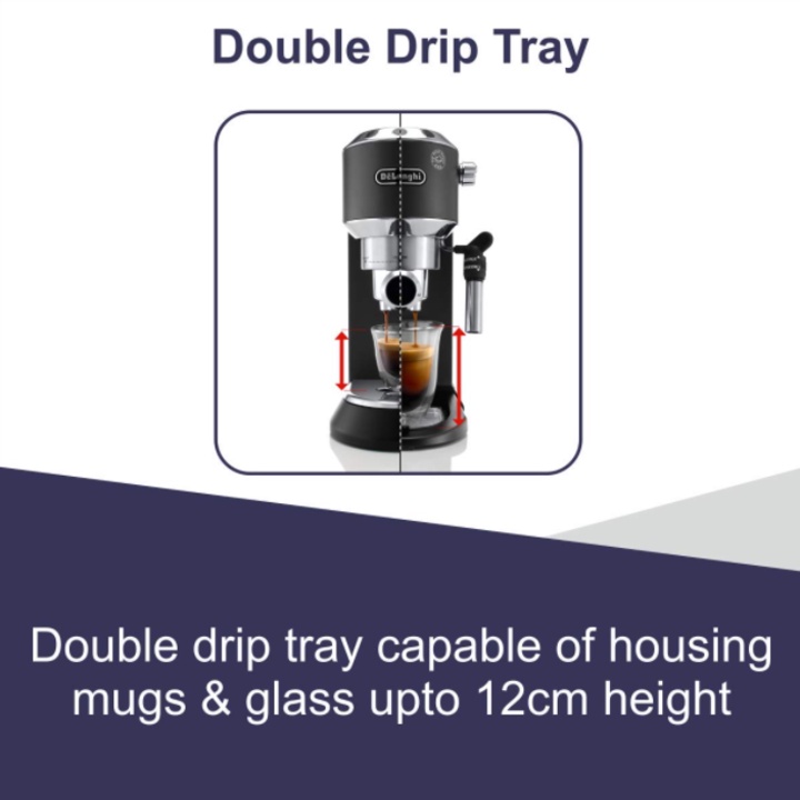 Máy pha cà phê Delonghi EC685.M, công suất 1300W, dung tích 1.1 lít, áp lực bơm 15 bar, hàng chính hãng bảo hành 12 táng