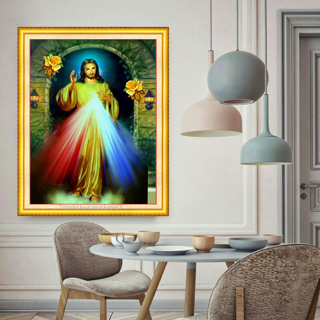 Tranh đính đá Chúa Jesu VS463 - tự đính