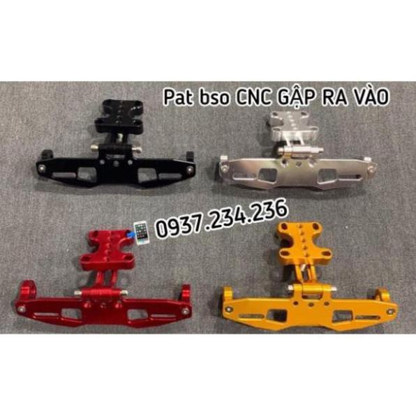 Pat biển số CNC gập ra vào GSX150 / R15 /CBR150