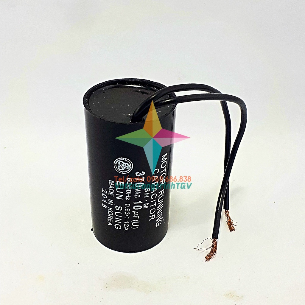 Tụ khởi động cho máy giặt 370VAC - 10uF