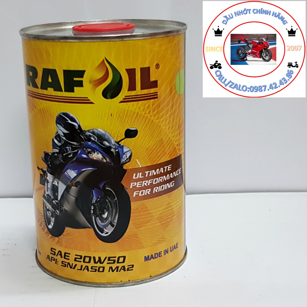 Nhớt Rafoil tổng hợp 20w50