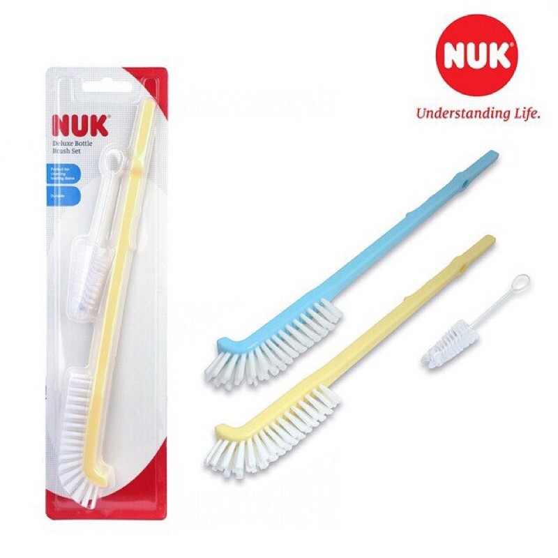 Bộ Chổi Cọ Bình DELUXE NUK Chính Hãng Nhập Khẩu Đức