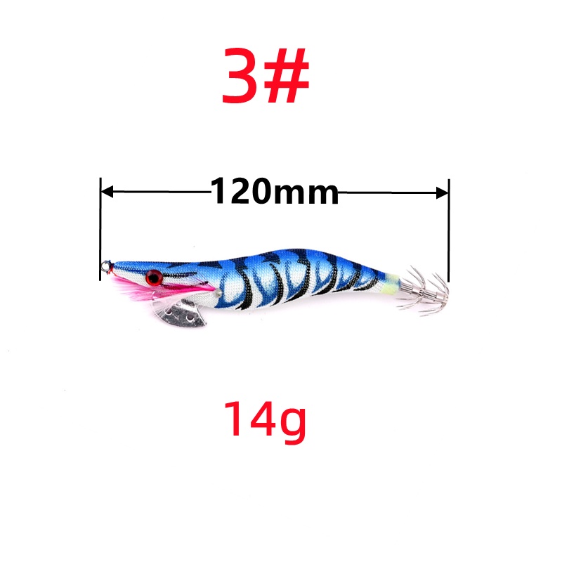 1 Mồi Câu Cá Hình Con Mực Cứng Phát Sáng Trong Bóng Tối