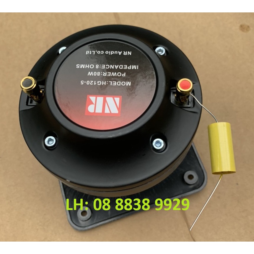 CỦ TREBLE 450 NR CHÍNH HÃNG TỪ 115 COIL 450 NẮP NHÔM CAO CẤP + HỌNG 12X12 - GIÁ 1 LOA