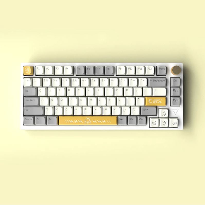 Bàn Phím Cơ không dây AJAZZ AK816 layout 81 Phím, 3 Chế Độ kết nối, Hotswap, Led RGB