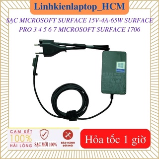 Sạc SURFACE PRO 3 4 5 6 7 MICROSOFT SURFACE 1706- Sạc MICROSOFT SURFACE 15V-4A-65W