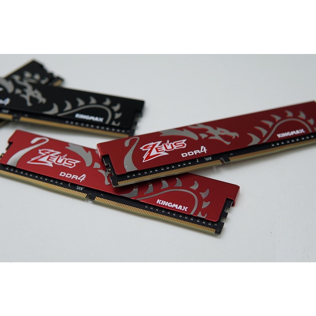 Ram PC DDR4 Tản Nhiệt Kingmax Zeus 16GB 8GB Bus 3200Mhz NEW 100% Chính Hãng BH 36 Tháng