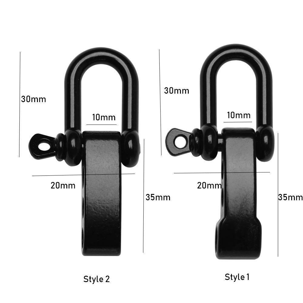 Set 1 / 2 Vòng Tay Paracord Bằng Thép Không Gỉ Chất Lượng Cao