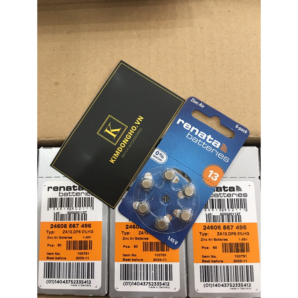 Pin Trợ Thính 10 VIÊN PR48/ PR44/ PR70/ PR41 -A13, A675, A312, A10 không chứa chất thuỷ ngân