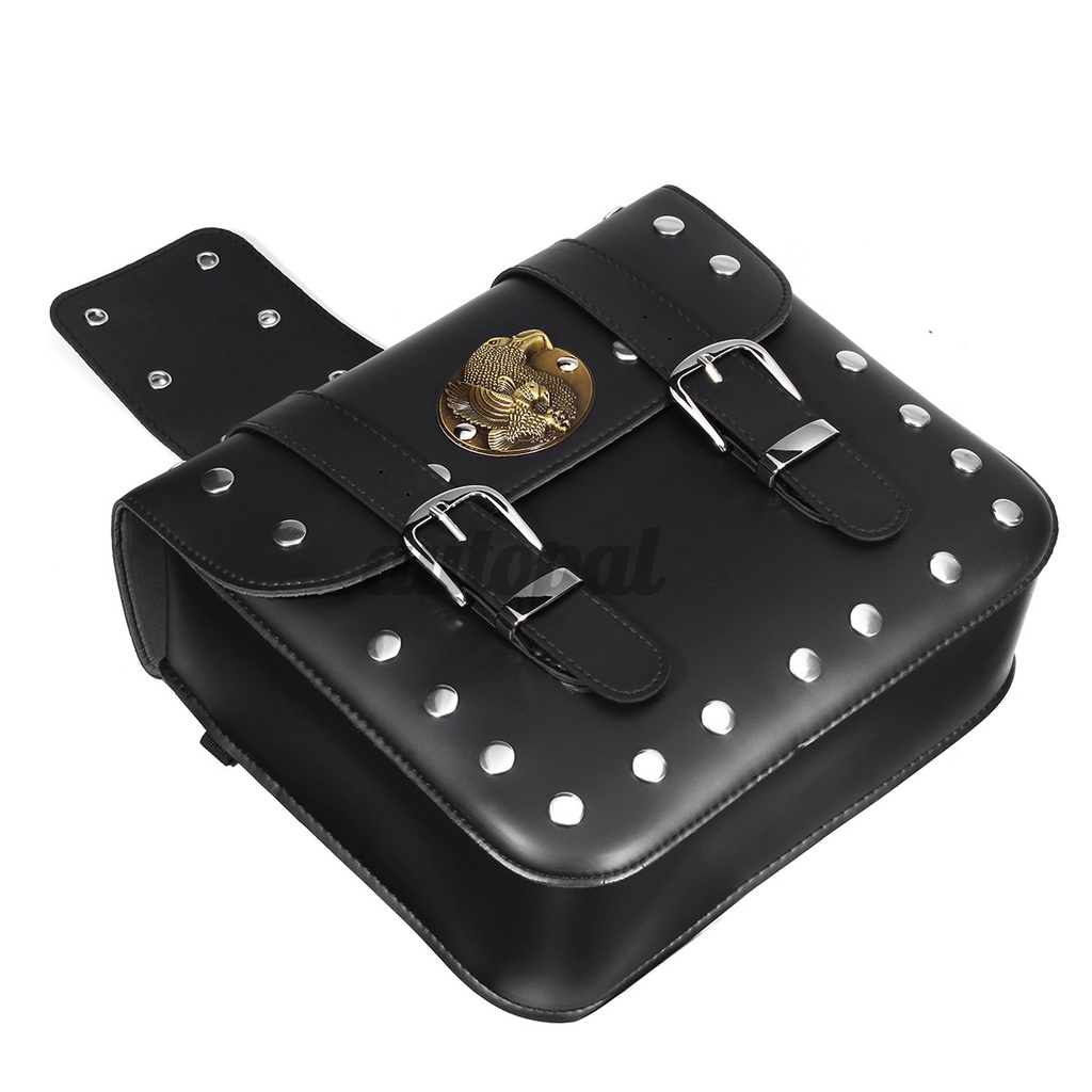 Túi Da Đựng Đồ Treo Bên Hông Xe Mô Tô Tiện Dụng