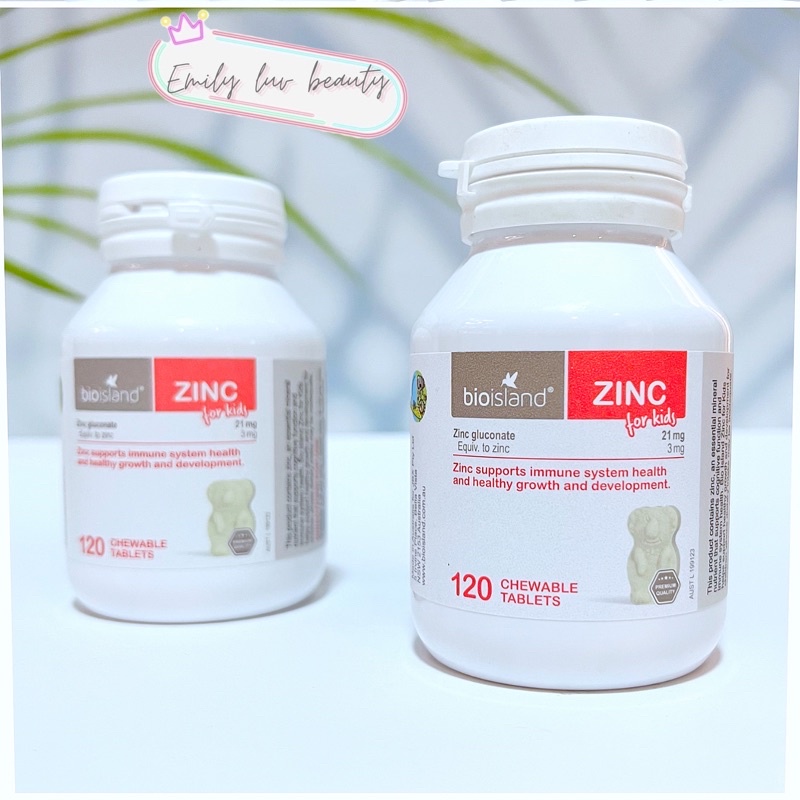 Viên nhai  Bio Island Zinc bổ sung kẽm cho bé từ 1 tuổi