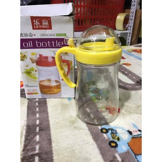 set 2 bình thủy tinh đựng nước mắm dầu ăn