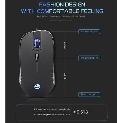 MOUSE HP G100  LED USB