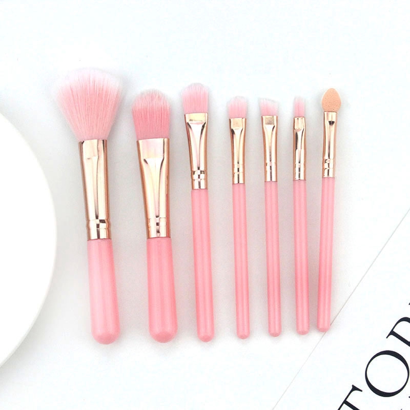 [Hàng mới về] Set 7 Cọ Trang Điểm Đa Năng Cho Mặt / Mắt / Má Hồng Tiện Dụng