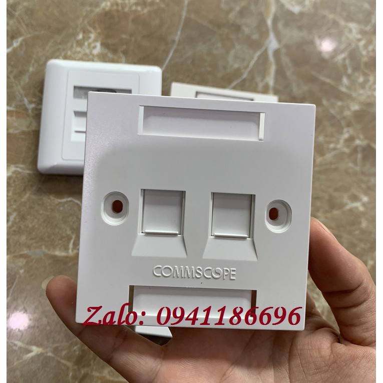 Faceplate Mặt nạ outlet CommScope