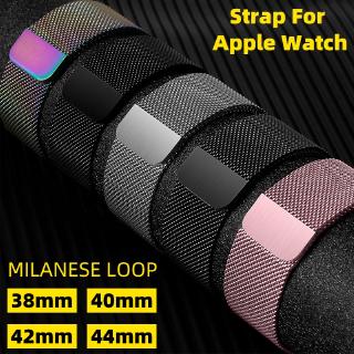 Dây Đeo Inox Milanese Cho Đồng Hồ Thông Minh Apple Watch Series 5/4/3/2/1 44mm 40mm
