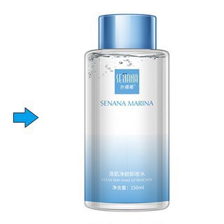 Nước tẩy trang thải độc không cồn 150ml Makeup Remover Water Senana dưỡng ẩm dành cho mọi loại da làm sạch dịu nhẹ