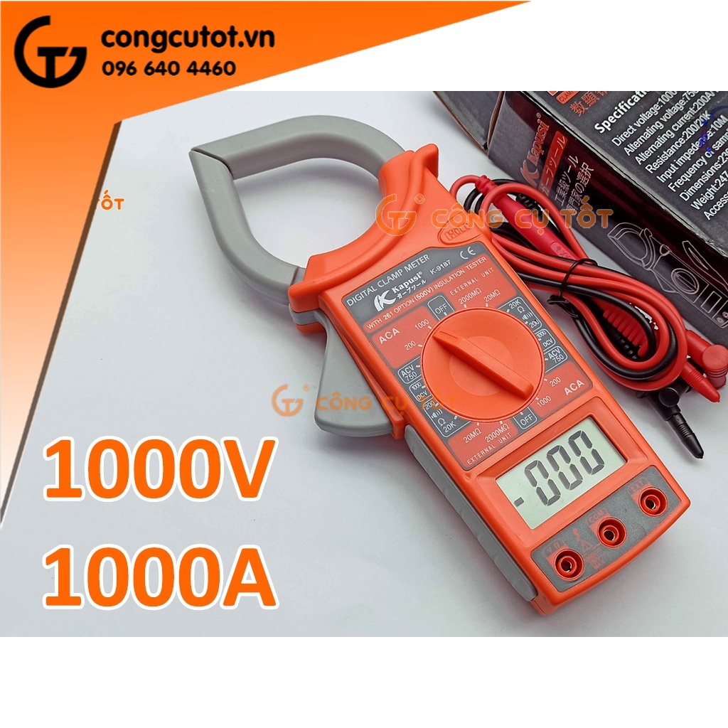 Ampe kìm vạn năng 3 lỗ dân dụng Kapusi