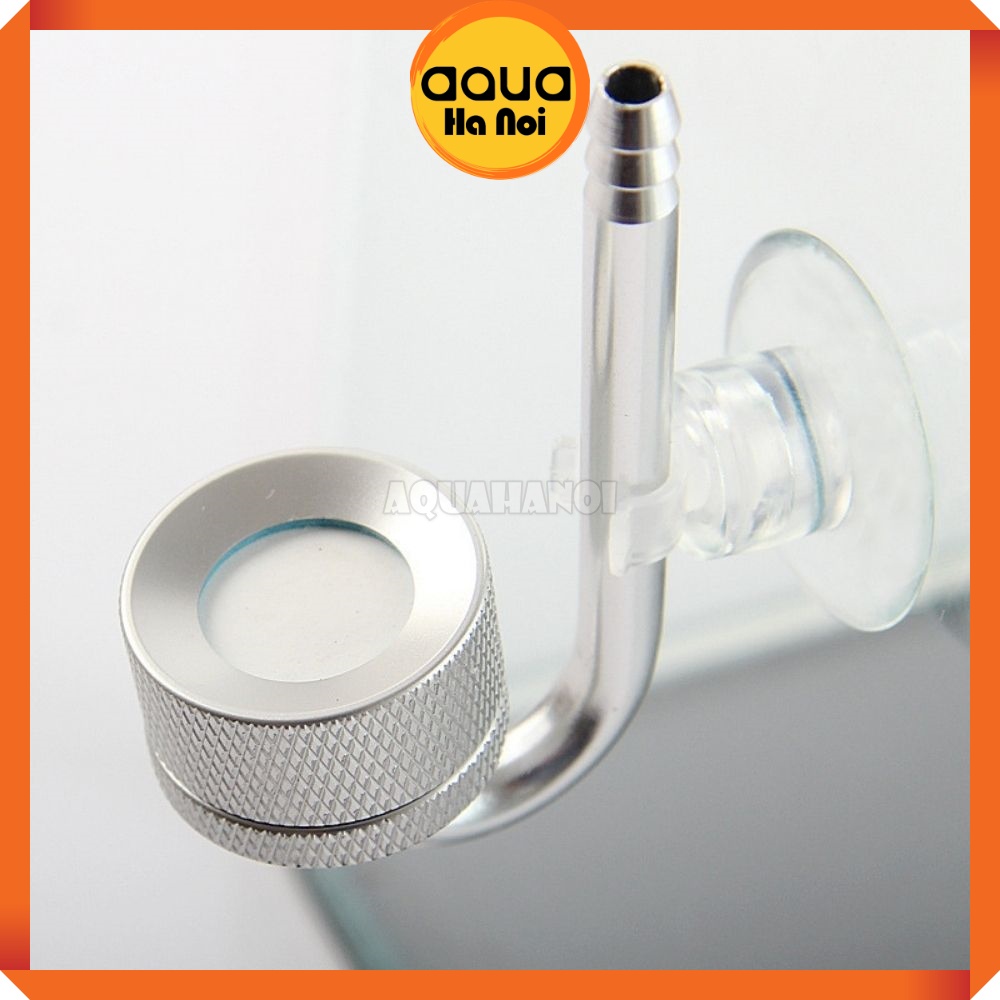 Cốc sủi CO2 Mufan 7cm màu bạc - Sủi CO2 siêu mịn cho hồ thủy sinh