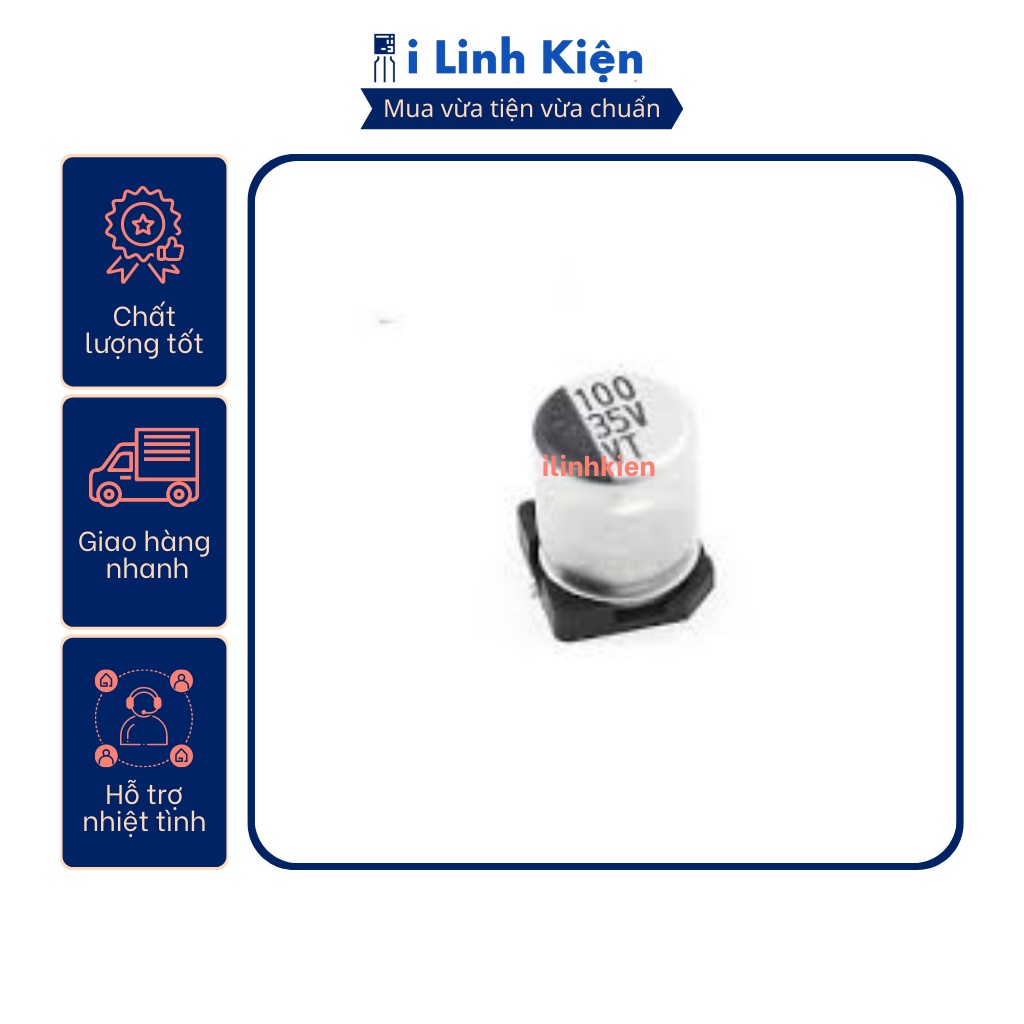 Tụ nhôm 35V 4.7uF-470uF