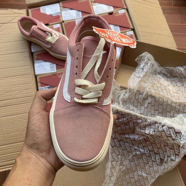 | Xả Xả| HOT THANH LÝ- Giầy vans hồng xinh gái ( Full box +free ship ) 2020 Có Sẵn >