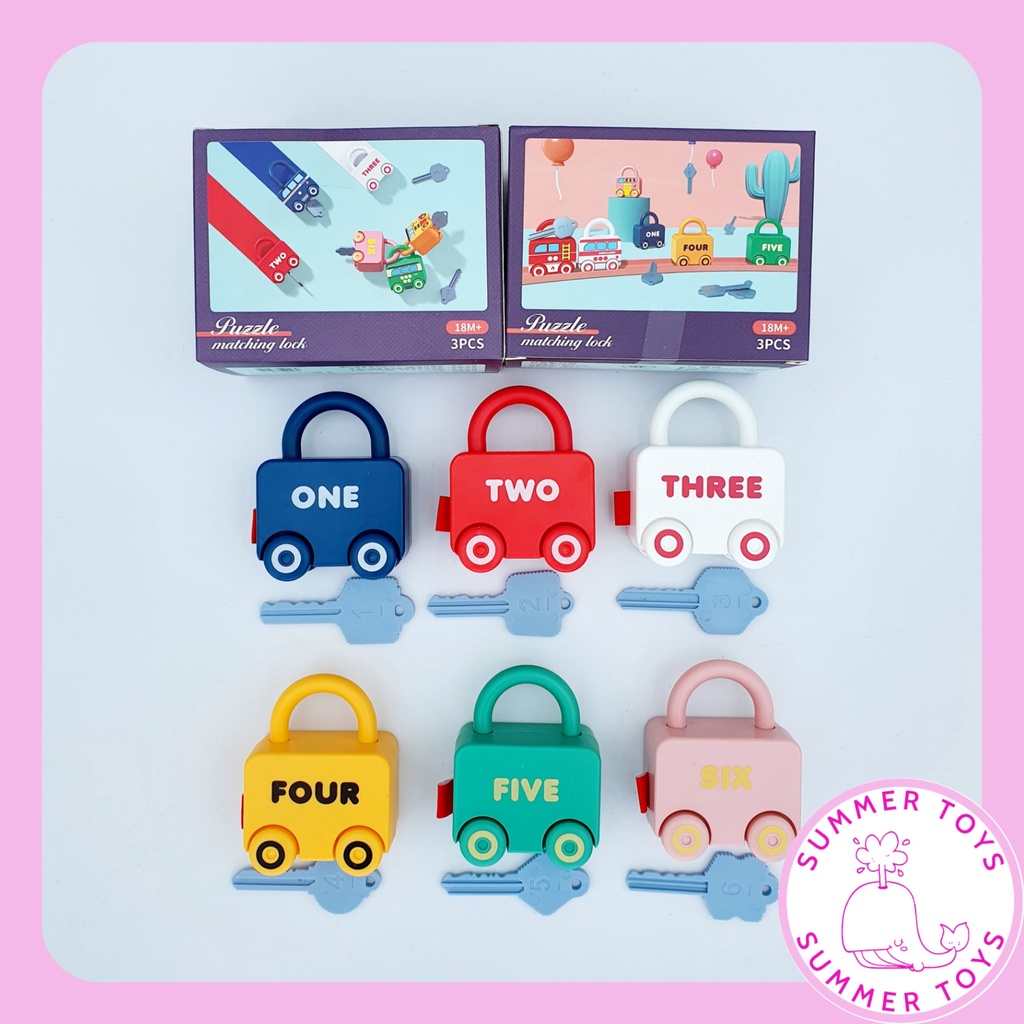 Đồ chơi giáo dục bộ ổ khóa cho bé - Summer Toys