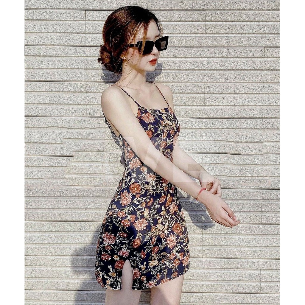 ĐẦM NỮ BODY QUYẾN RŨ HỌA TIẾT HOA LÁ SẮC NÉT (CÓ MÚT NGỰC) THỜI TRANG NỮ ARAVA TO70 | BigBuy360 - bigbuy360.vn