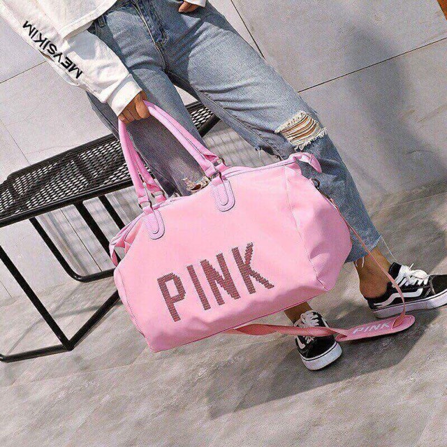 Túi Du Lịch Pink ❤️FREESHIP❤️ Túi Xách Nữ Du Lịch Pink Size Đại Tiện Lợi DL01_MICOCHI