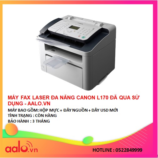 MÁY FAX LASER ĐA NĂNG CANON L170 ĐÃ QUA SỬ DỤNG - AALO.VN