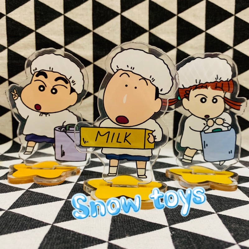 Mô Hình Tượng Standee Acrylic Mica Shin cậu bé bút chì - Nohara Shinnosuke Kazama Toru Sakurada Nene Sato Masao Bo