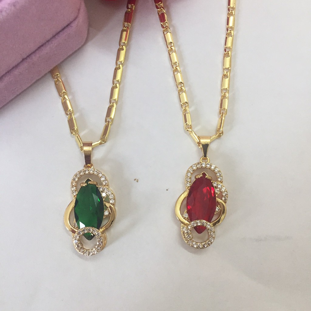 Dây Chuyền Nữ Đá V750 V751 NaMoo Jewelry